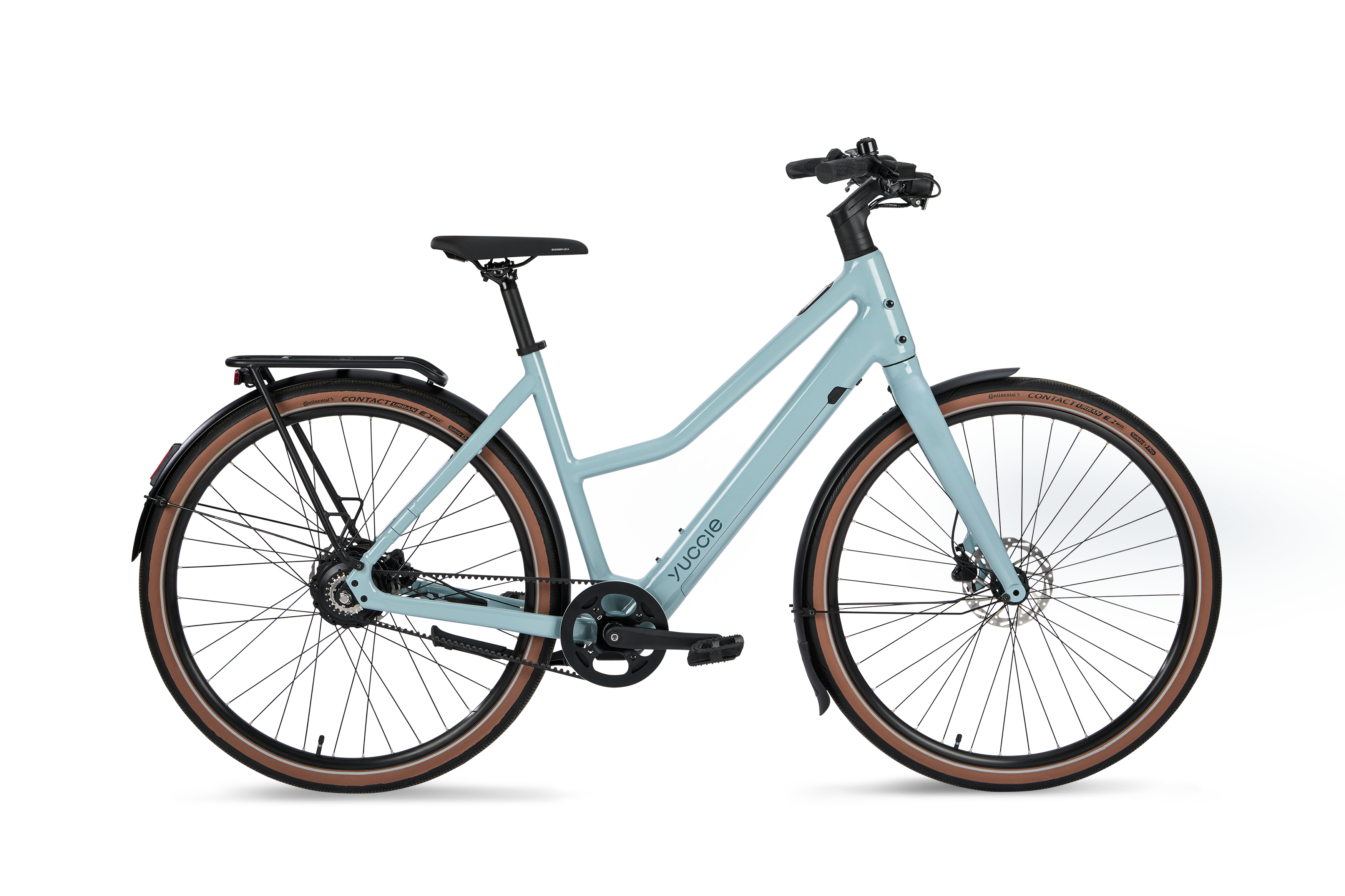 Yuccie Fahrrad Ice Blue Seitenansicht